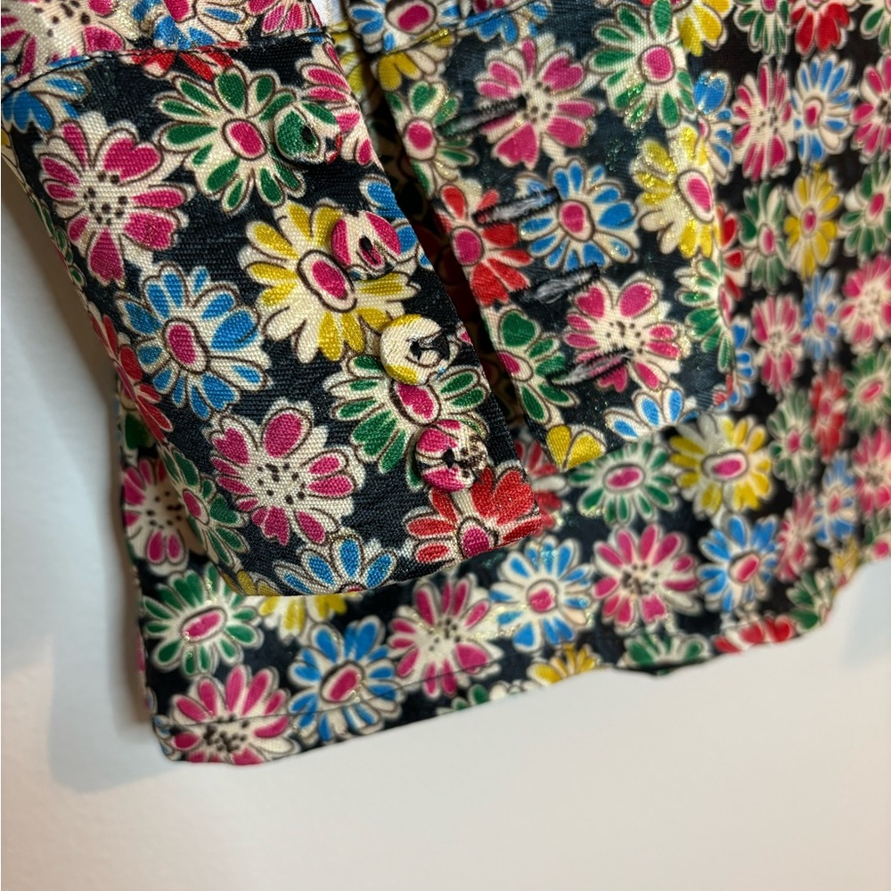 Tuckernuck jacquard floral blouse - Picture 3 of 12